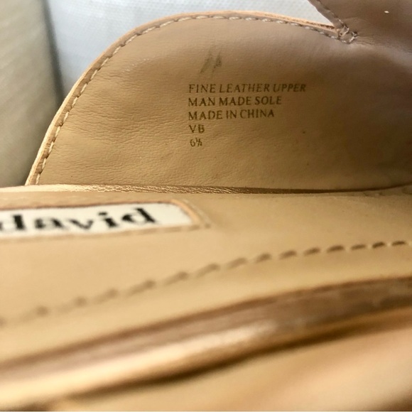 Charles David metalic rose gold pointed toe flats size 6.5 - Picture 8 of 9